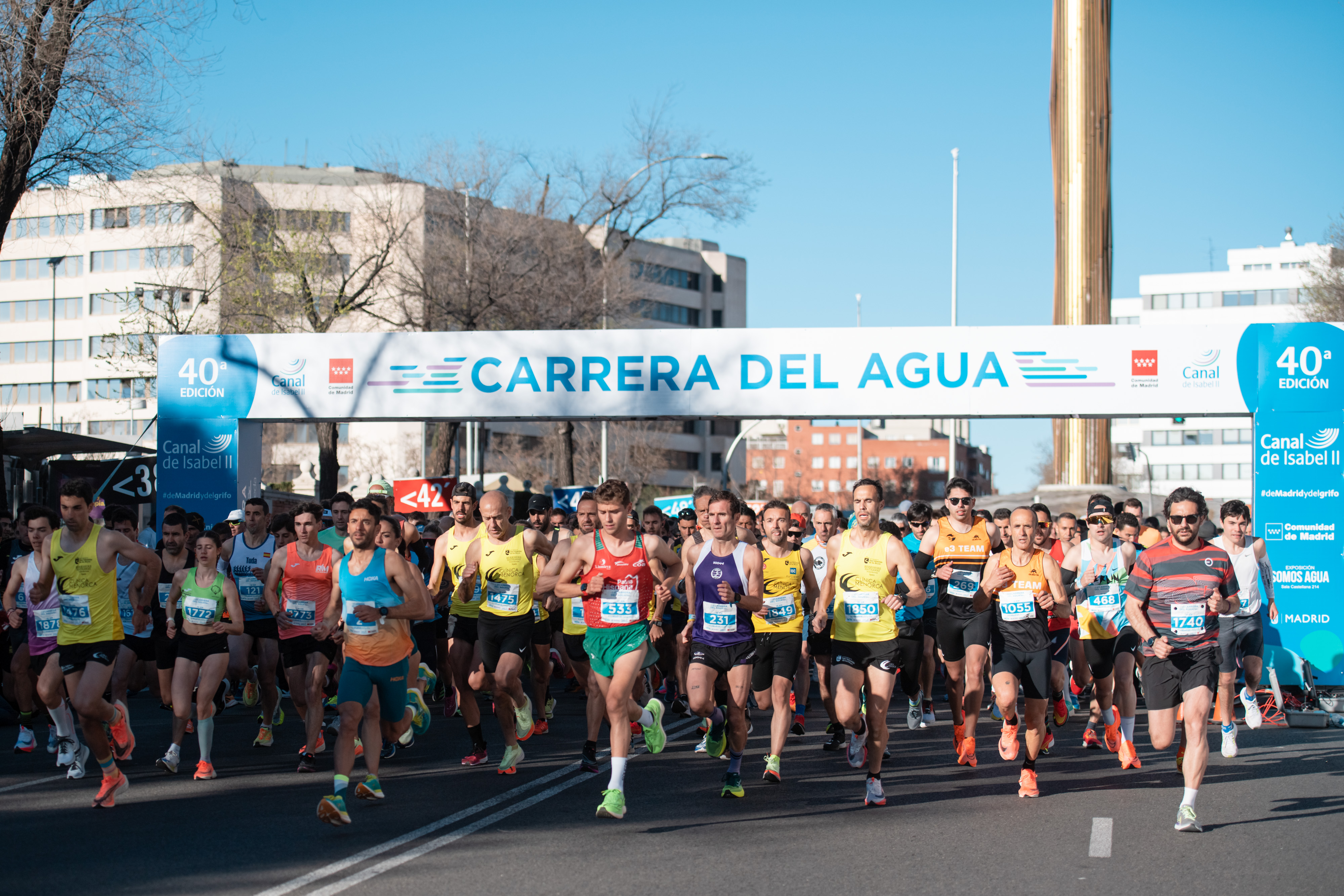 Canal de Isabel II reúne a casi  participantes en la 40ª edición de la  Carrera del Agua - Canal de Isabel II